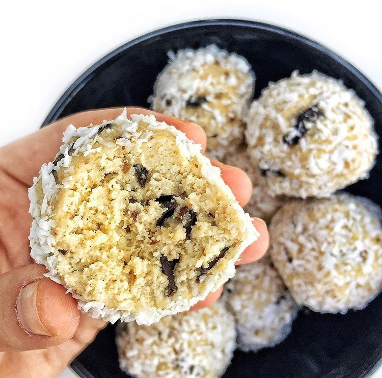 Coconut Cookie Dough Energy Bites