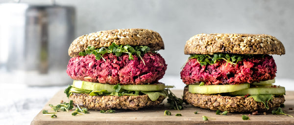 Falafel Beet Burger