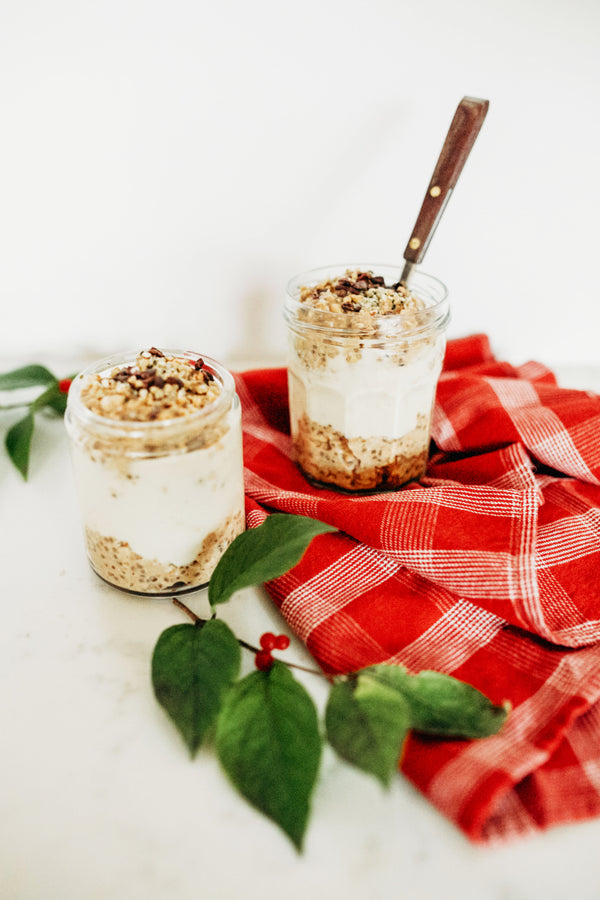 Gingerbread Overnight Oats Parfait