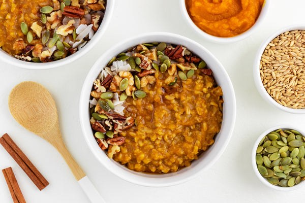 Pumpkin Spice Slow Cooker Oatmeal