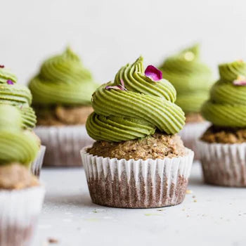 Vanilla Matcha Cupcakes