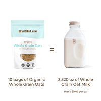 Case of Organic Whole Grain Oats - 30 lbs