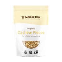 3lb bag of high-quality organic cashew pieces, ideal for plant-based milk and recipes.