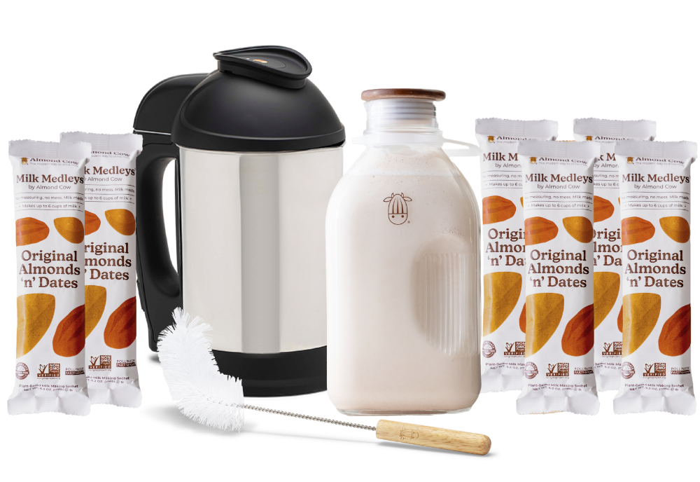 Milk in a Minute with Almonds and Dates is a 9 piece starter bundle