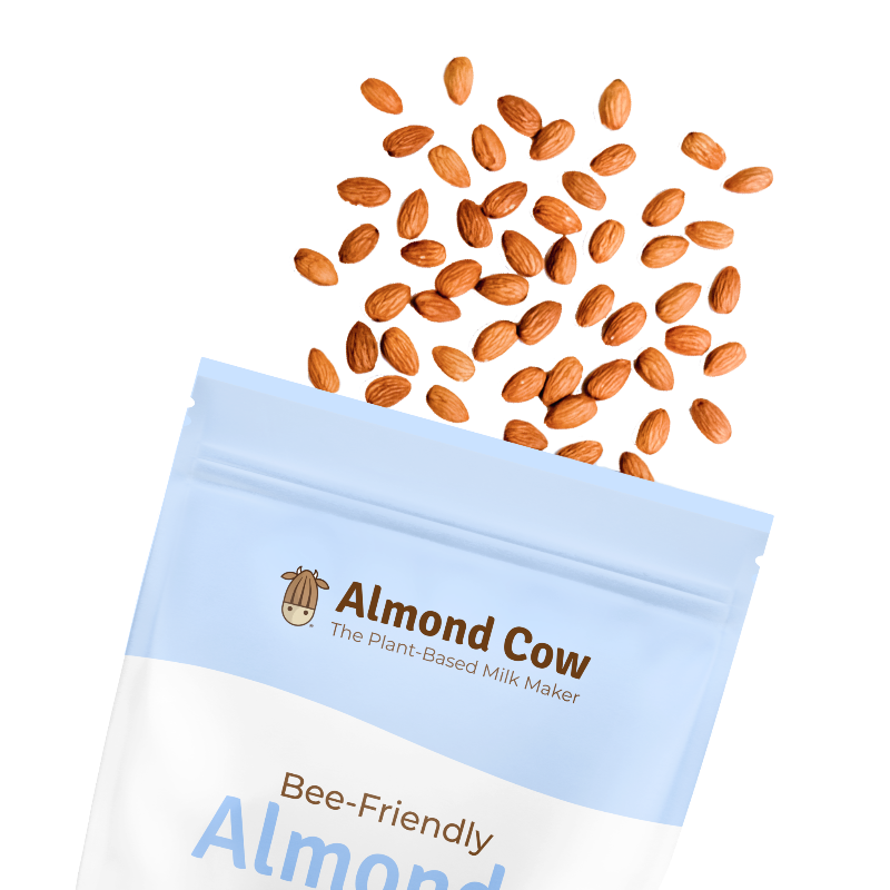 Bee Free Almonds Ingredient Pieces In Bag - Almond Cow
