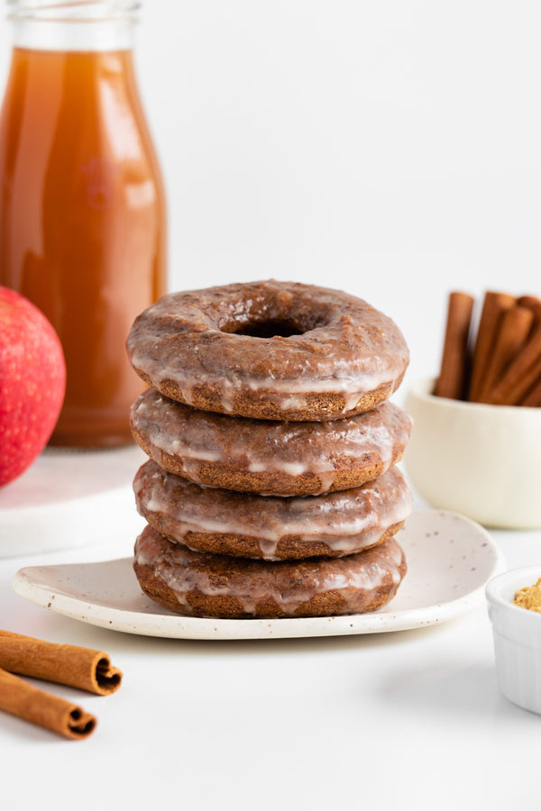 Chai Spiced Donuts with Apple Cider Glaze
