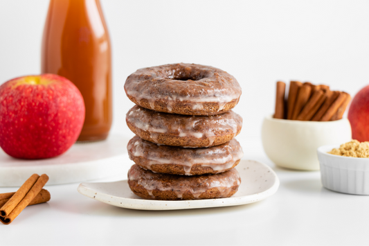Chai Spiced Donuts with Apple Cider Glaze