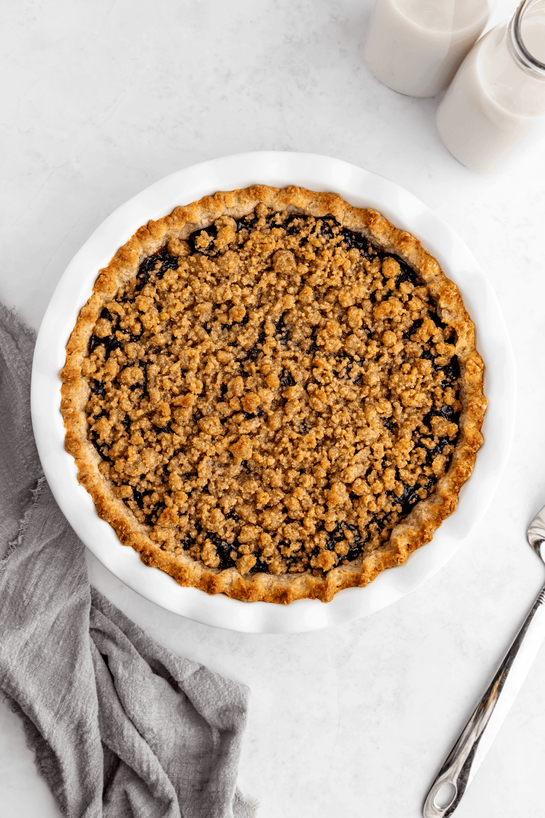 Cherry Crumble Pie