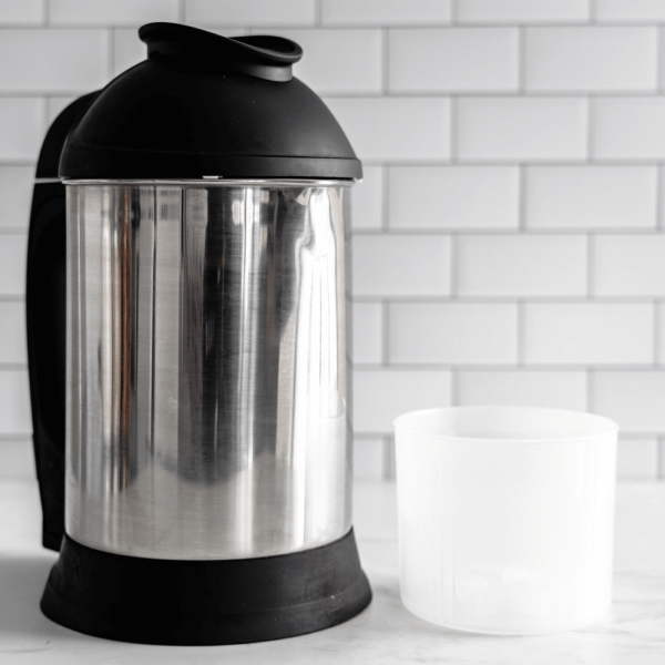 almond cow plant-based milk maker and collector cup