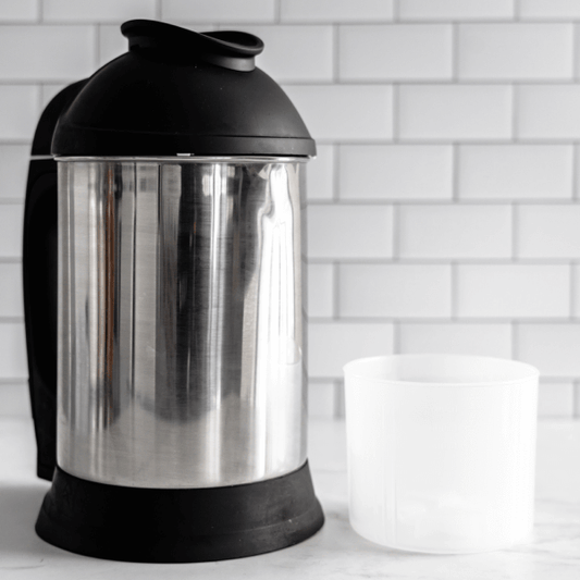almond cow plant-based milk maker and collector cup