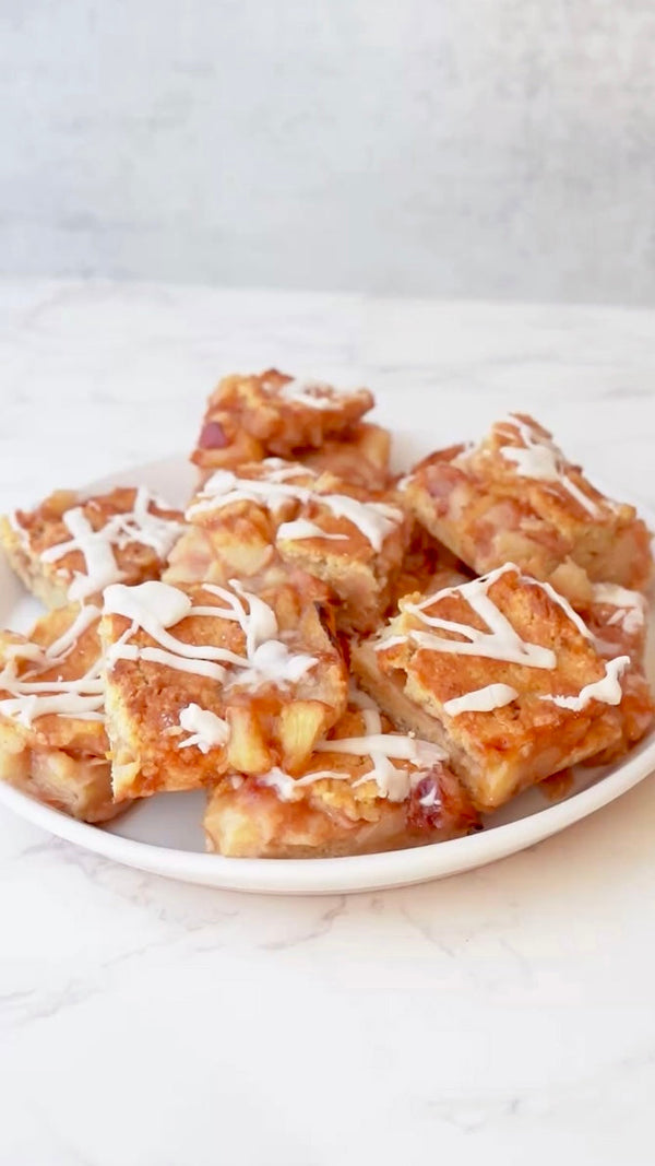 Almond Cow Peach Bars