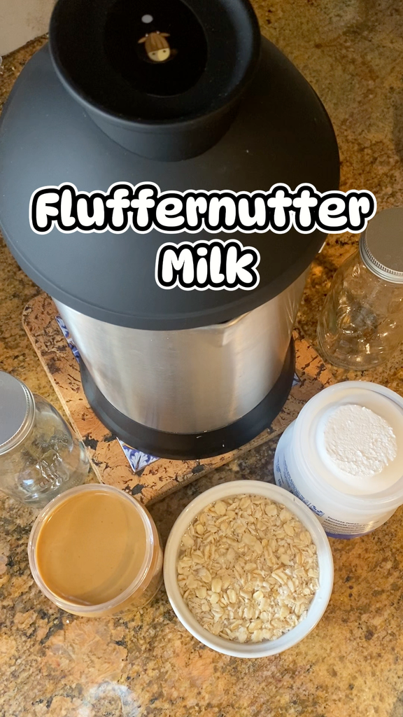 how to make fluffernutter milk