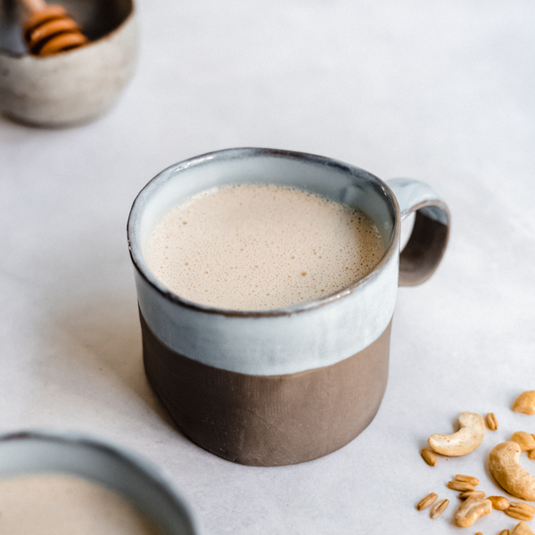 Oat Cashew Honey Latte made in the Almond Cow