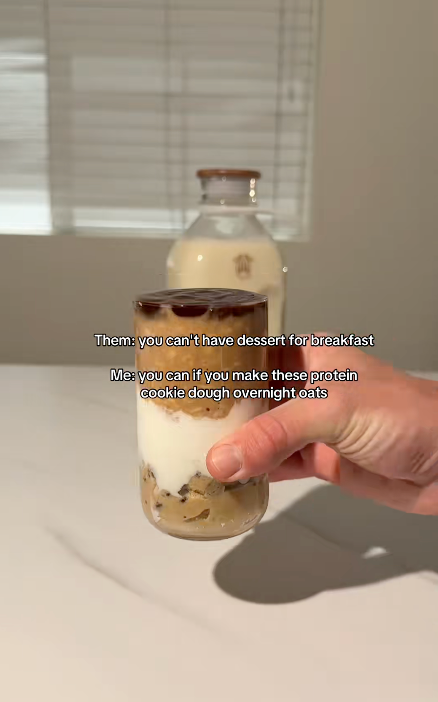 Cookie Dough Overnight Oats