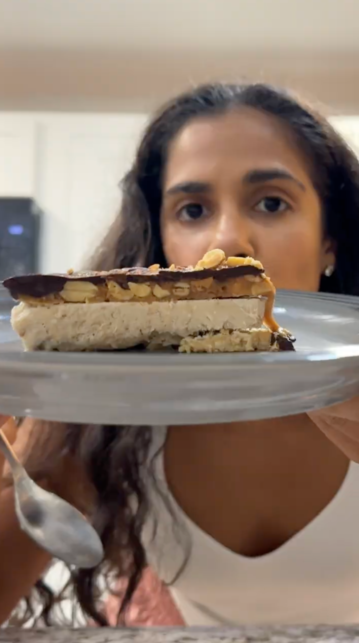 Snickers Ice Cream Tart
