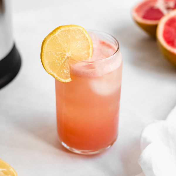 Small Batch Grapefruit Lemonade made in the Almond Cow