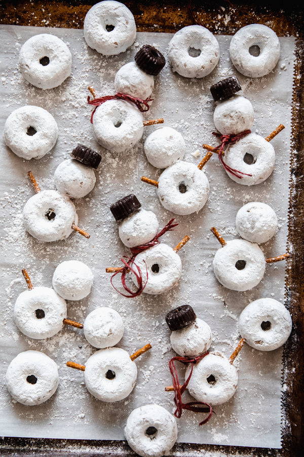 Chai Snowman Donuts