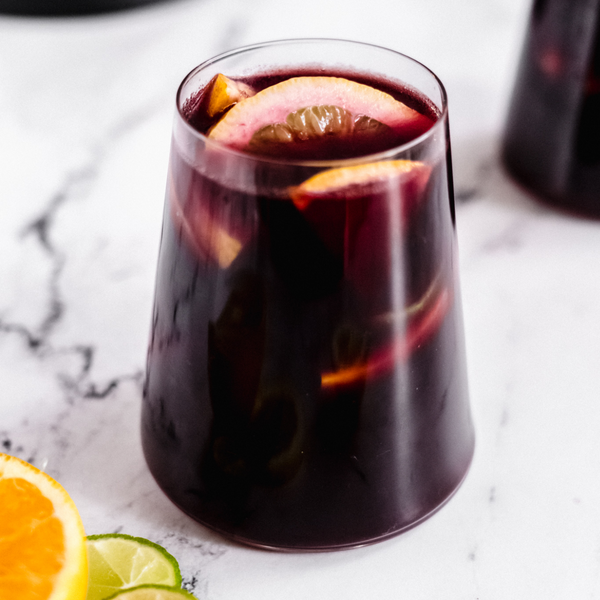 Spanish Sangria in a glass
