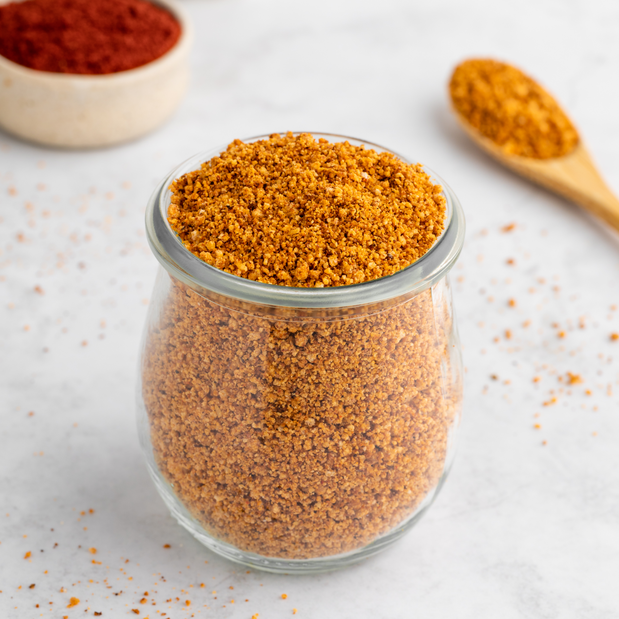 Spicy Paprika Almond Pulp Breadcrumbs