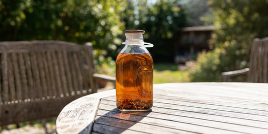 Sweet Cold-Brew Hojicha Iced Tea