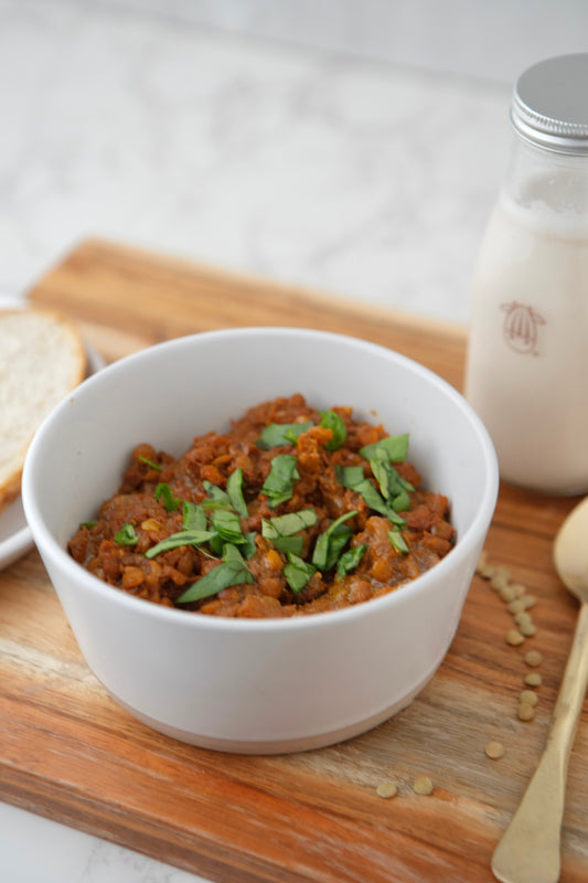 Vegan Tomato Curry Lentil Stew