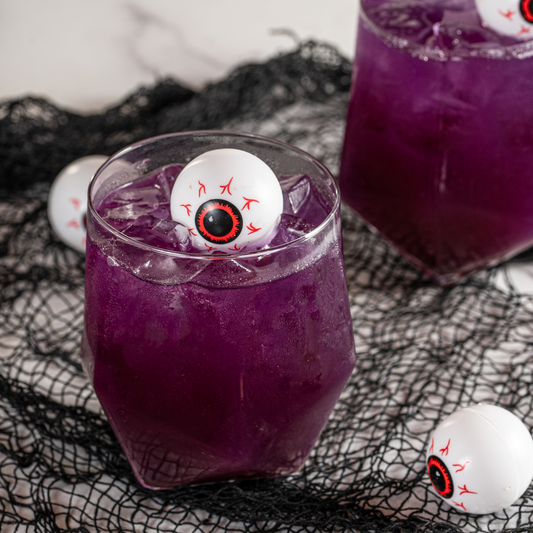 witch's brew cocktail in a glass