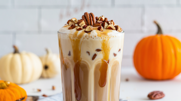 Iced Pecan Crunch Oat Milk Latte