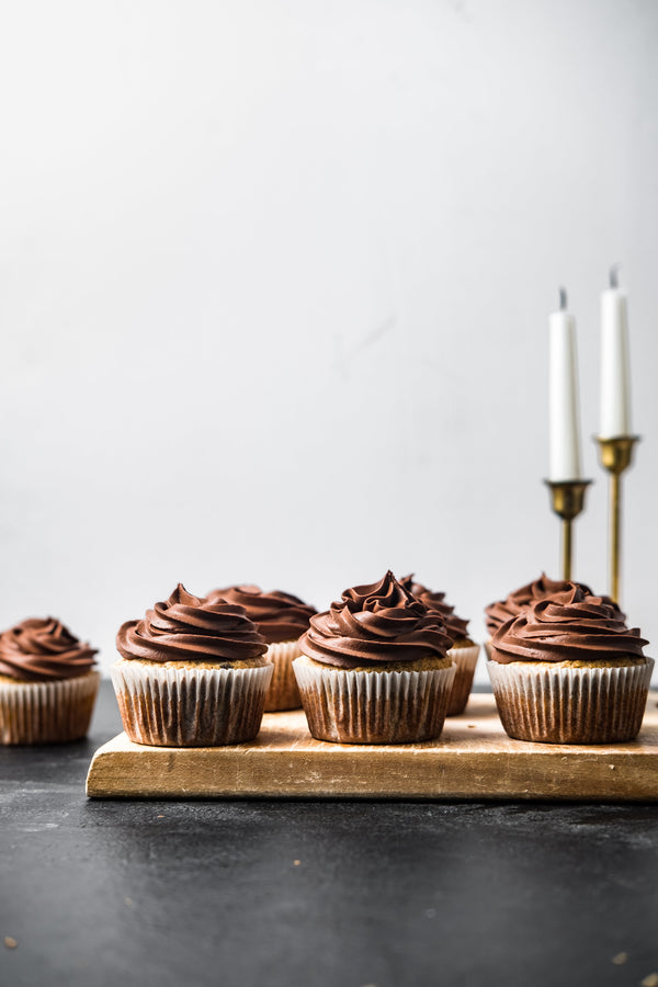 Banana Bread Chocolate Cupcakes