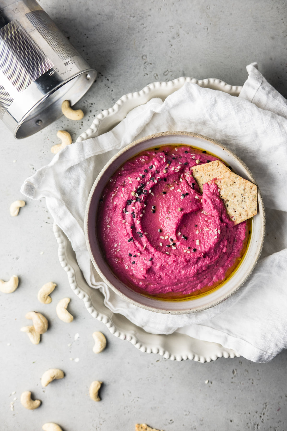 Beet Hummus Cashew Pulp Recipes — Almond Cow
