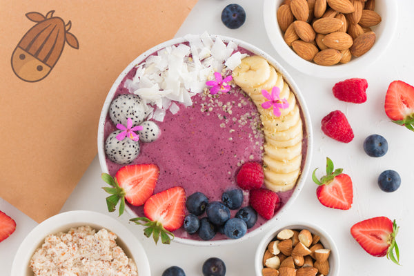 Berry Smoothie Bowl with Almond Pulp