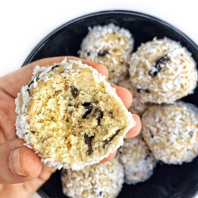 vegan Coconut Cookie Dough Energy Bites