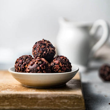 vegan Dark Chocolate Avocado Truffles