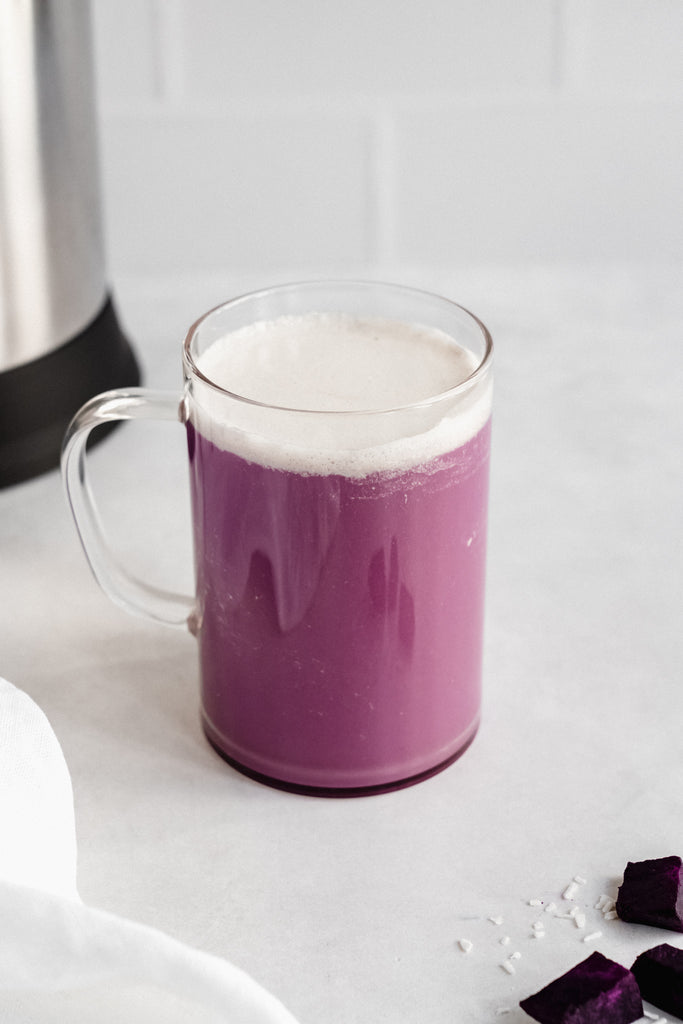 Purple Sweet Potato Latte