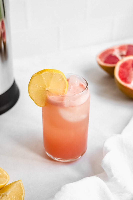 Small Batch Grapefruit Lemonade