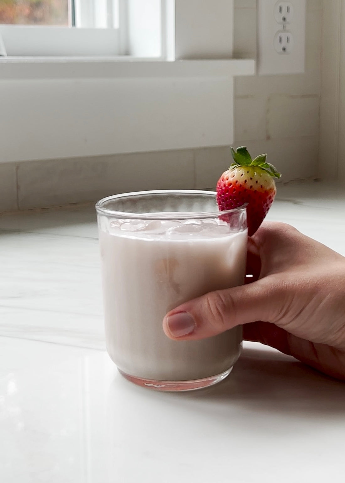 Strawberry Matcha Latte