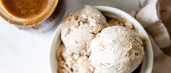 Vegan Salted Caramel Ice Cream