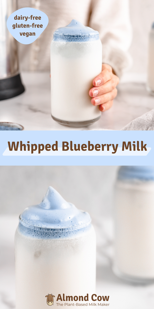 Whipped Blueberry Milk
