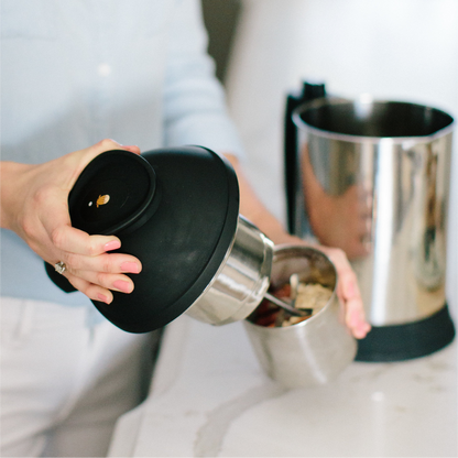 Almond Cow Essentials Bundle (Set) | Plant-Based Nut Milk Machine & Glass Jug for Fresh Homemade Milk