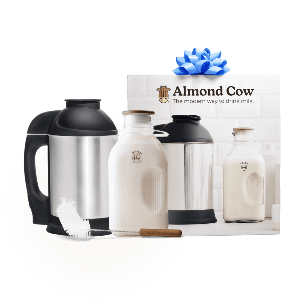Almond Cow Essentials Bundle (Set) | Plant-Based Nut Milk Machine Glass Jug for Fresh Homemade Milk