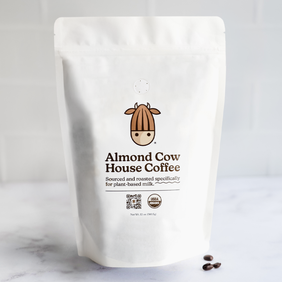 Almond Cow Organic Low Acid Coffee for plant-based milk