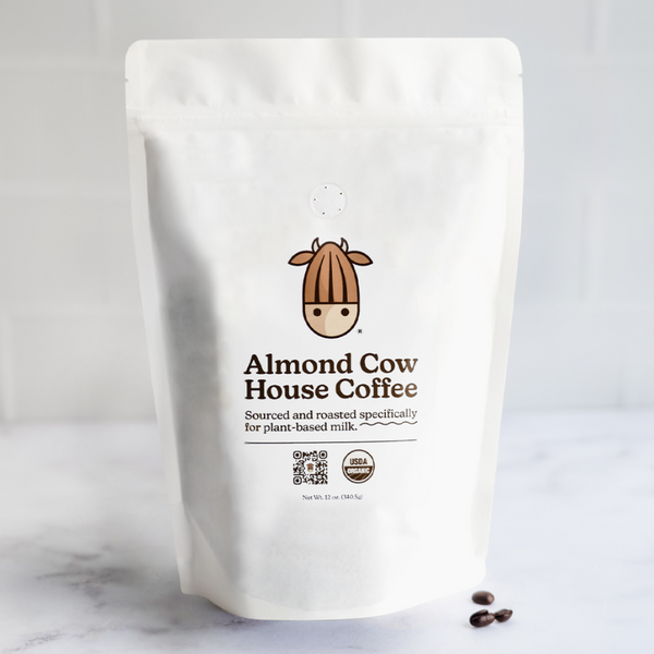 Almond Cow Organic Low Acid Coffee for plant-based milk