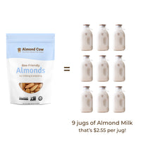 3lb bag of high-quality almonds, perfect for milking, healthy recipes, and on-the-go snacks.