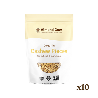 Case of Organic Cashew Pieces - 30 lbs