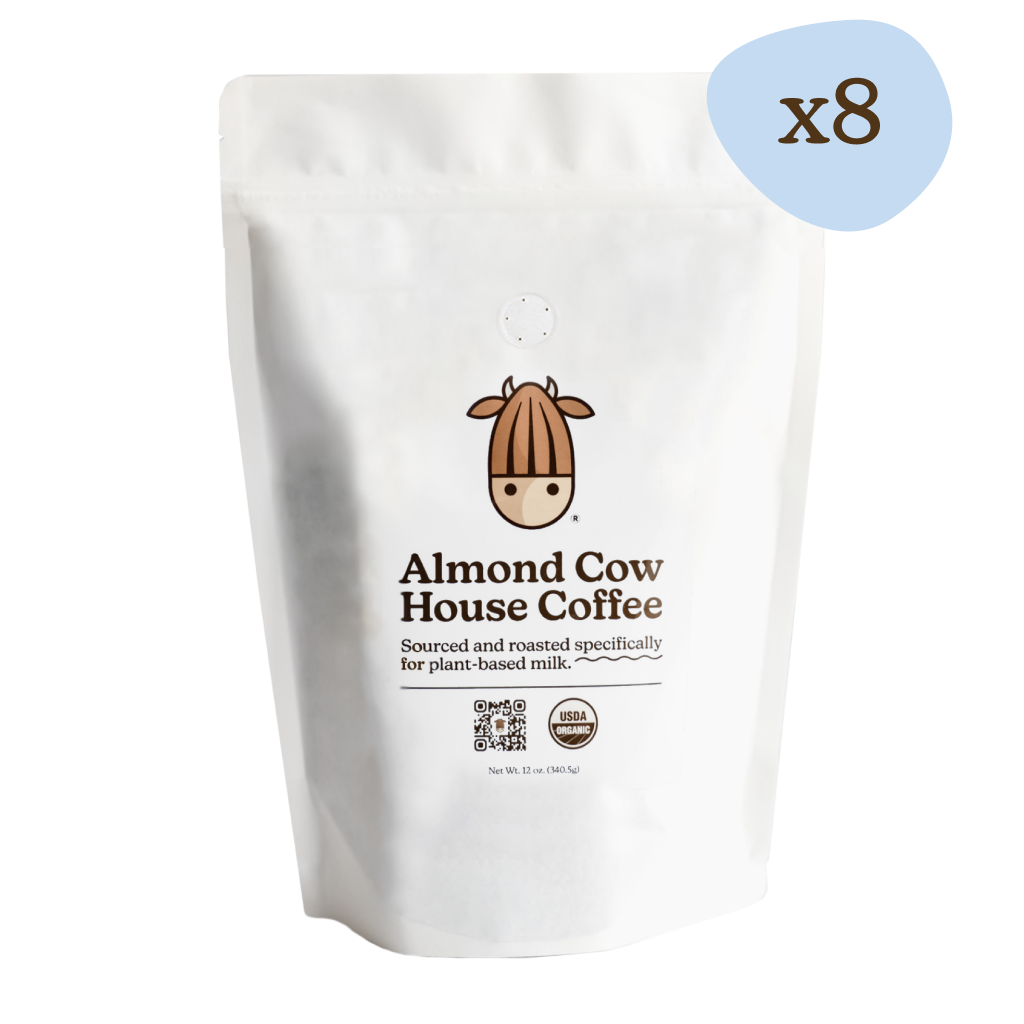 Case of Almond Cow Organic House Coffee - 5 lbs