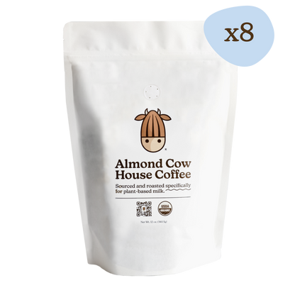 Case of Almond Cow Organic House Coffee - 5 lbs