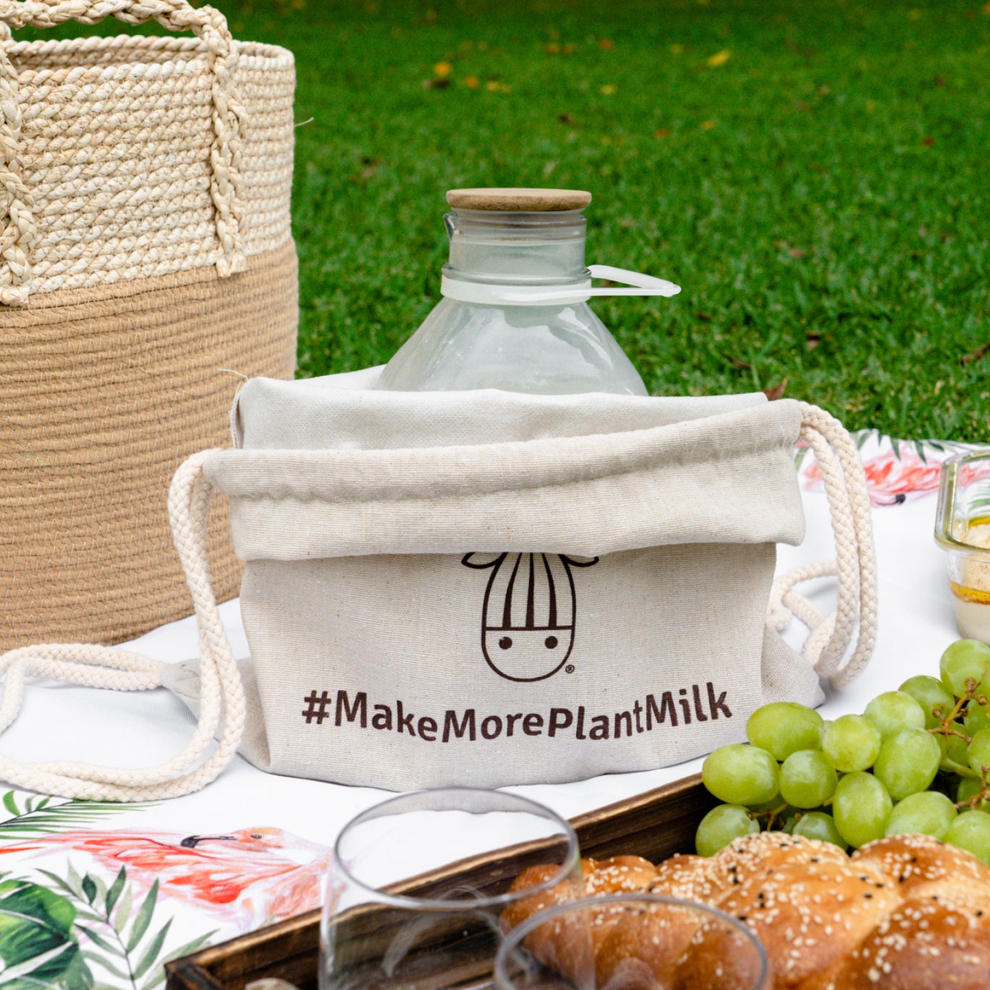 Almond Cow Reusable Storage Bag