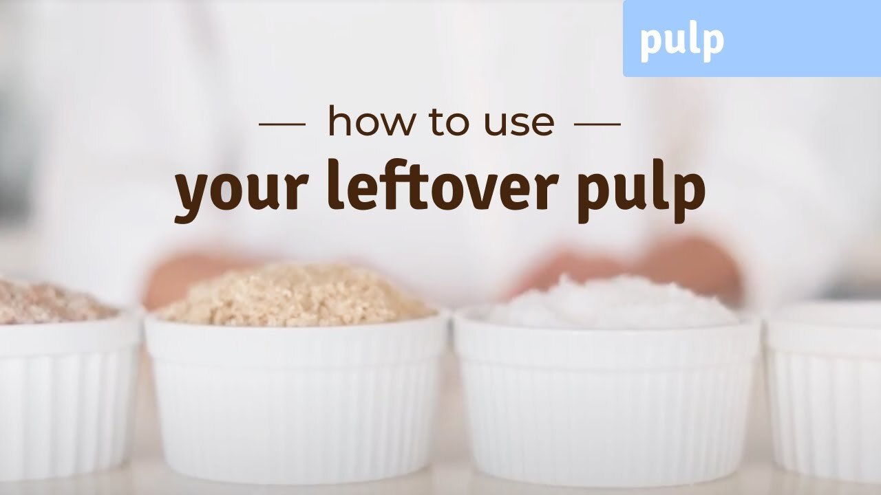 Load video: How To Use Your Left Over Pulp