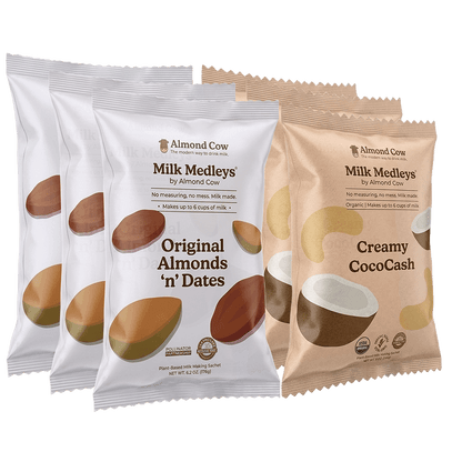 Milk Medleys® | Easy Make Pre-measured Plant-Based Dairy-Free Milk Ingredients for Homemade Beverages