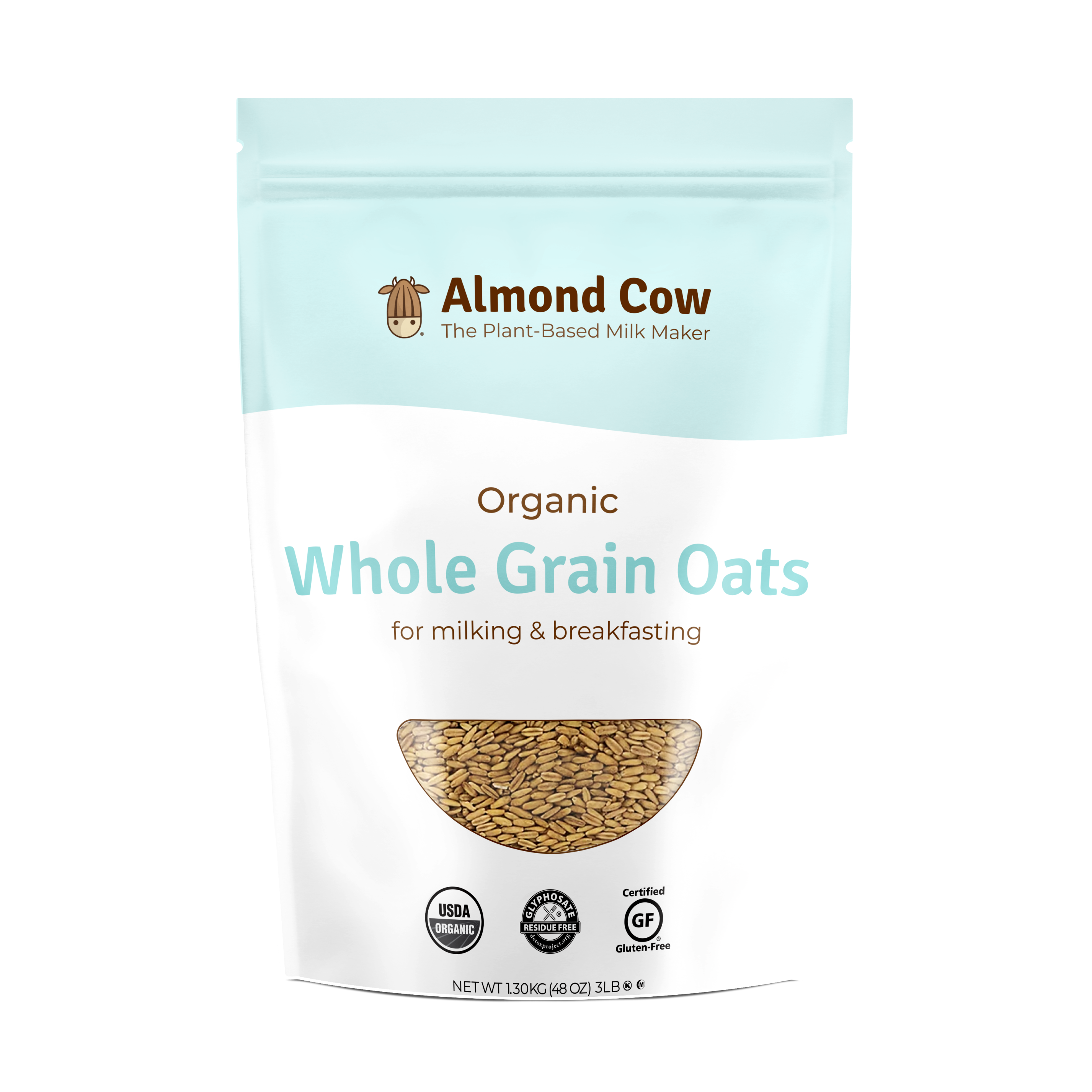 Organic Whole Grain Oats (3lbs)