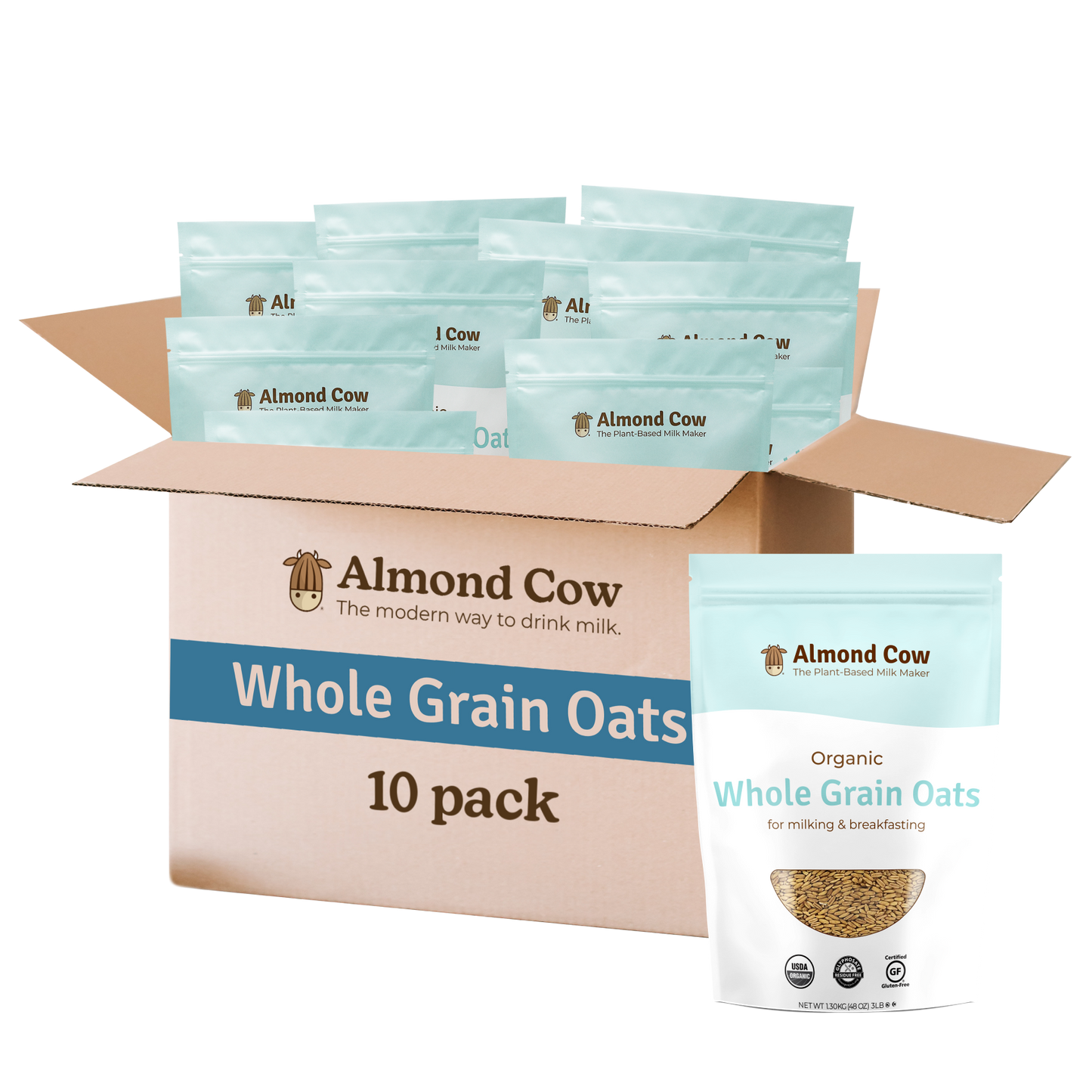 Case of Organic Whole Grain Oats - 30 lbs